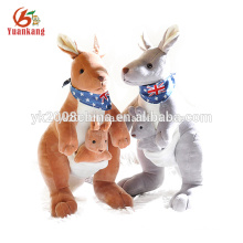OEM factory big size stuffed kangaroo plush toy for baby